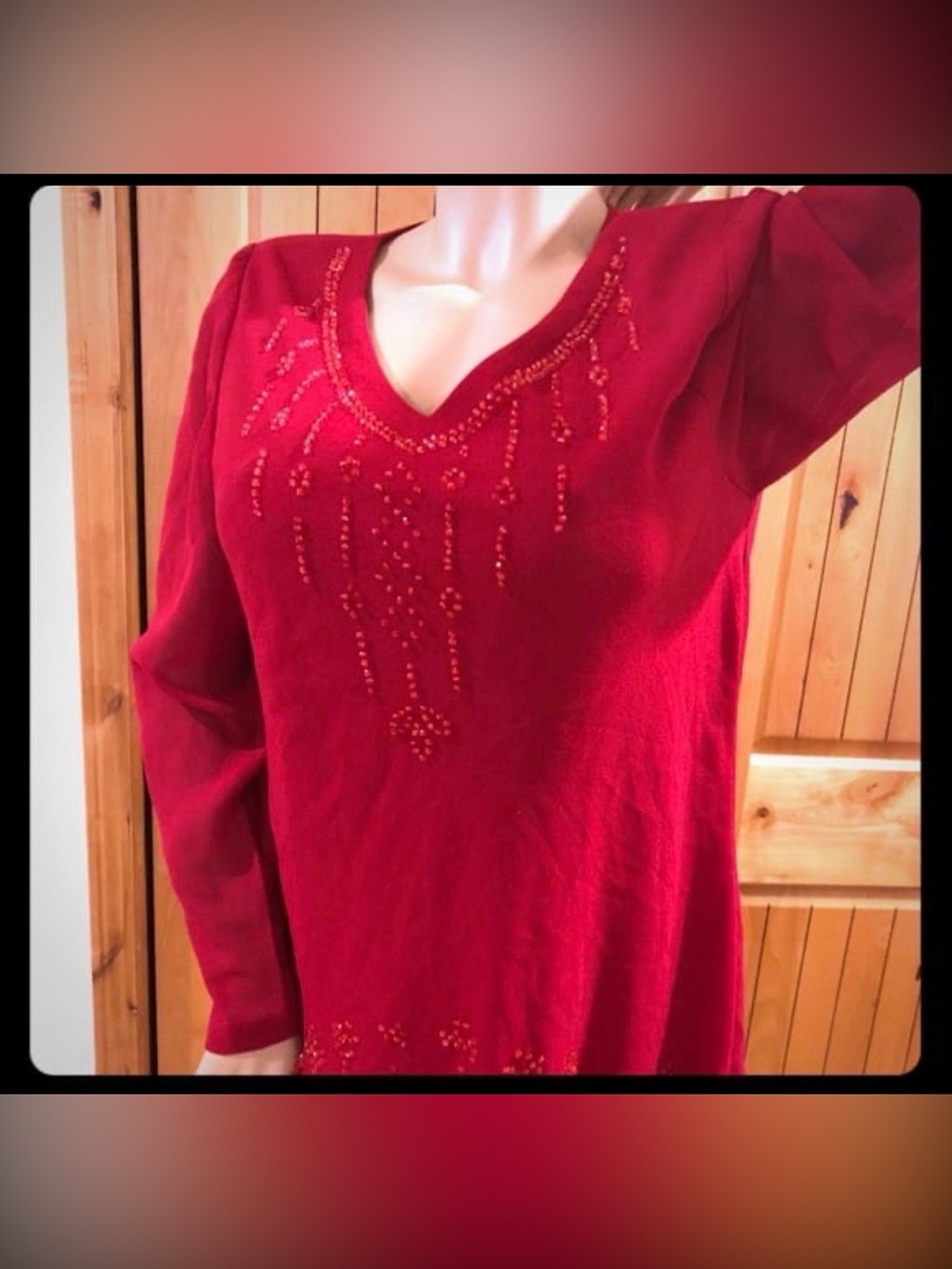 Ultra Dress Collection Red Embellished Dress | Plus Size 14W | Evening | Formal - Picture 2 of 4